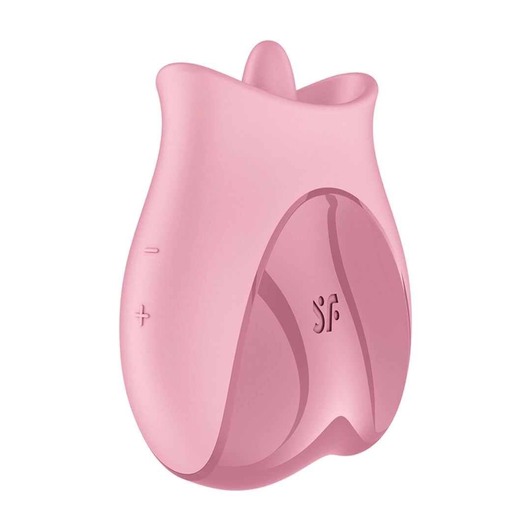 Satisfyer Tongue Lover Flickering – Różowy Silikonowy Masażer z Ruchomą Powierzchnią