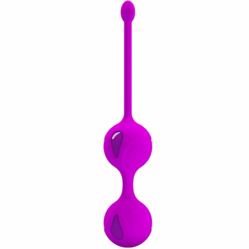 Pretty Love Kegel Tight Up II kulki do ćwiczeń mięśni dna miednicy, silikon medyczny, fioletowe