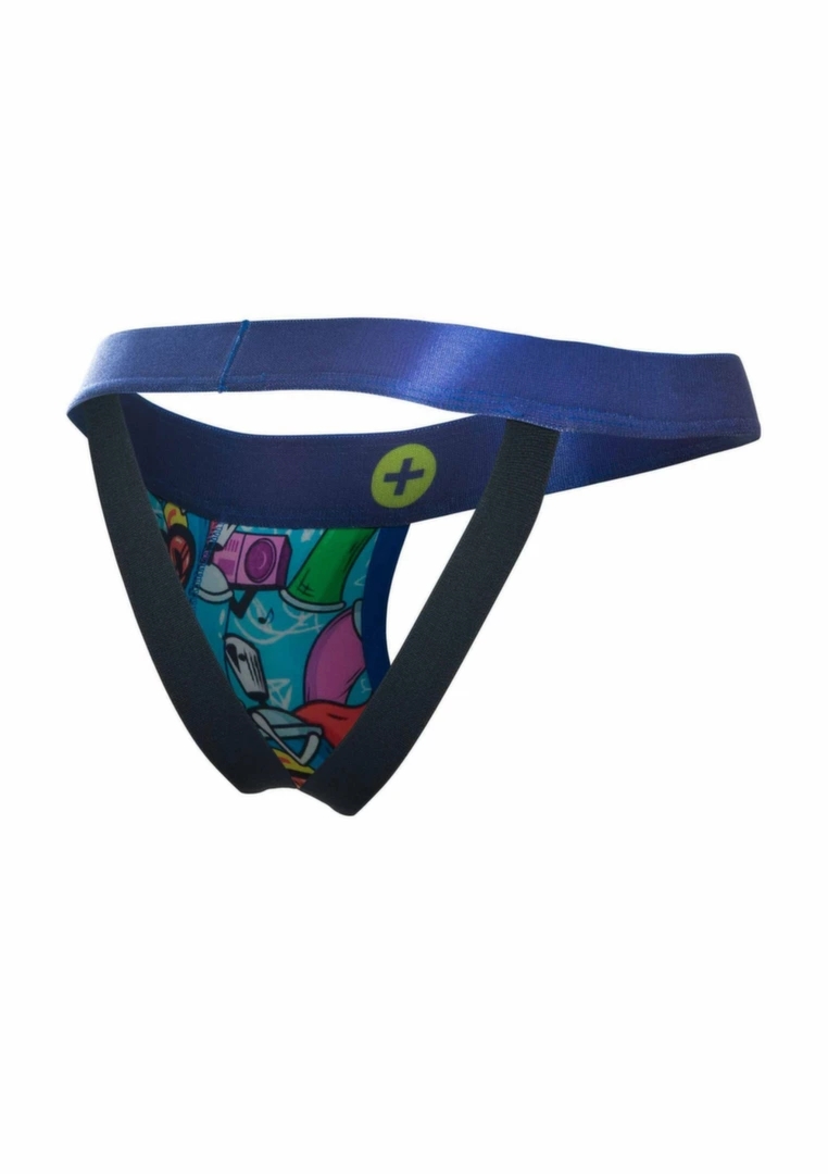 MaleBasics Hipster Jockstrap bielizna męska z szerokim pasem i anatomicznym krojem