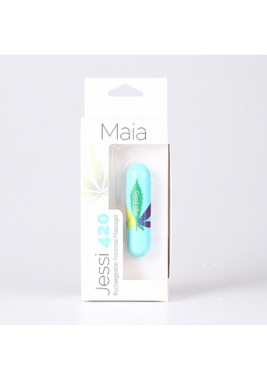 Mini Wibrator Jessi 420 - Niebieski MA330-LF2 - Jessi 420 - Blue