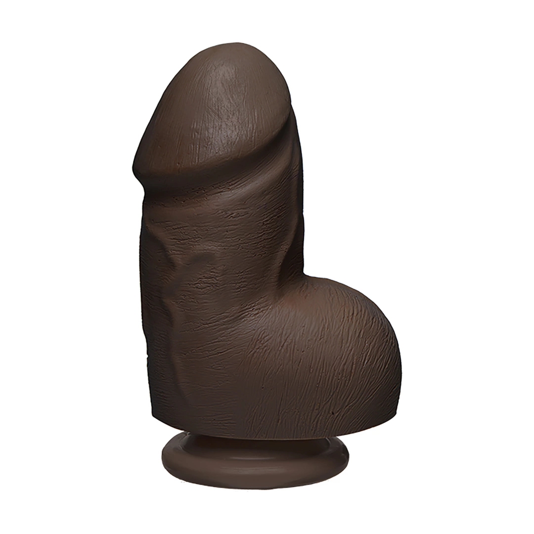 Doc Johnson The D Fat D 15 cm – anatomiczny model FIRMSKYN z realistyczną teksturą i przyssawką