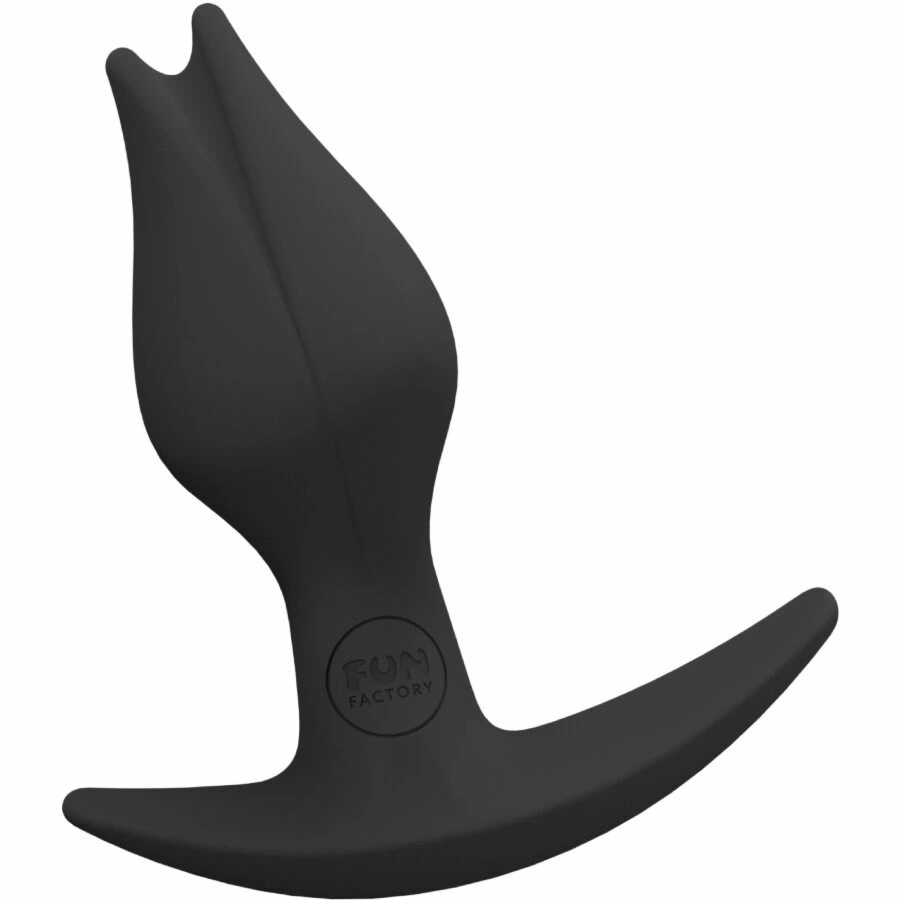Fun Factory Bootie Fem Czarny – Anatomiczny Korek Silikonowy, Asymetryczna Podstawa, 8,7 cm
