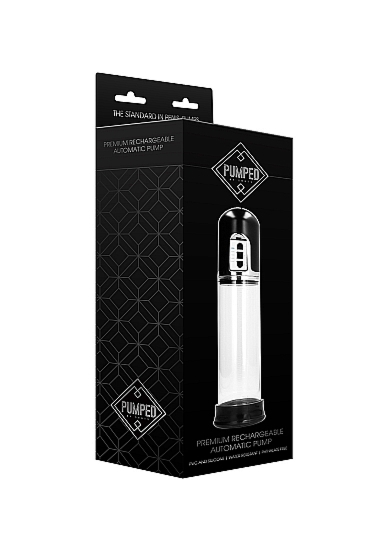 AUTOMATYCZNA pompka do POWIĘKSZANIA PENISA - Premium Rechargeable Automatic Pump - Transparent