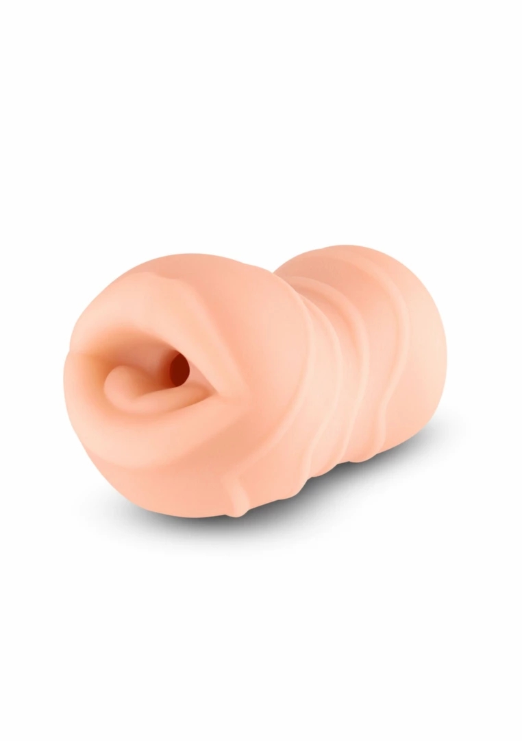 NS Novelties Mouth Stroker Pocket Pals kompaktowa maszyna intymna TPE, przezroczysta