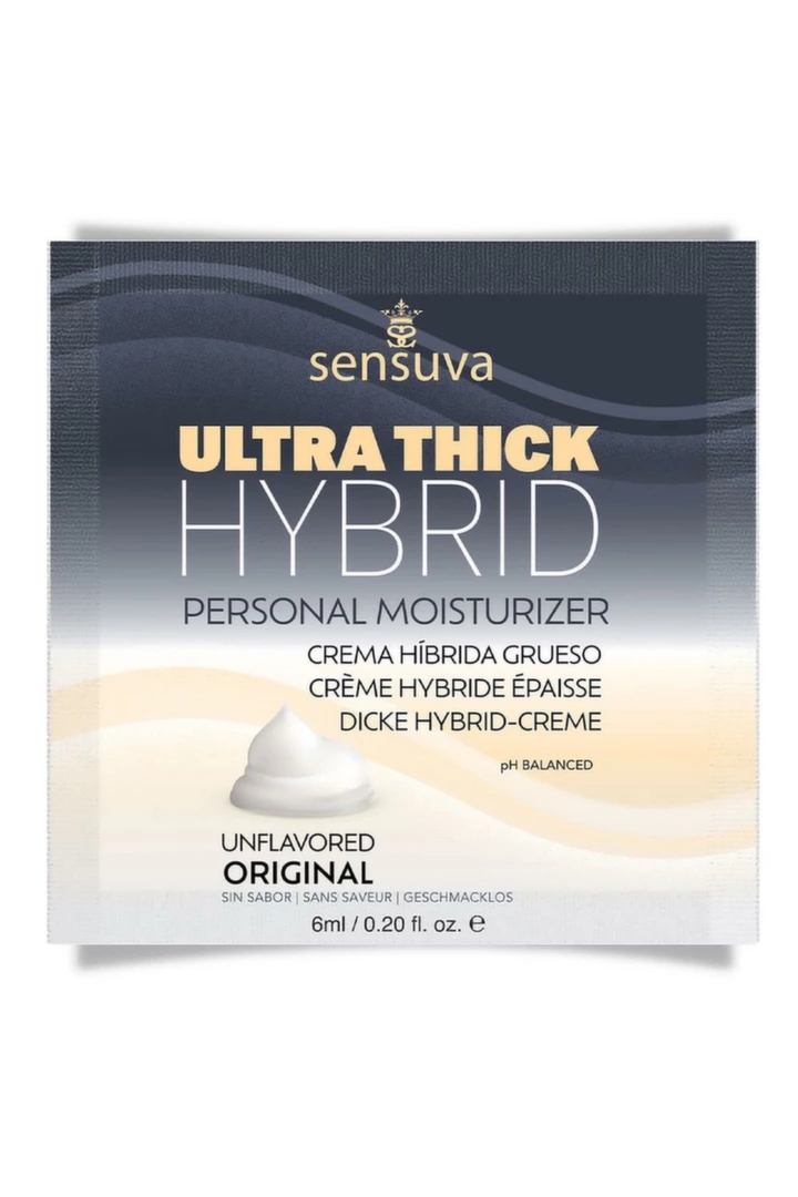 Sensuva Ultra-Thick Hybrid Personal Moisturizer Original 6 ml, bezzapachowy, hipoalergiczny, gęsta formuła