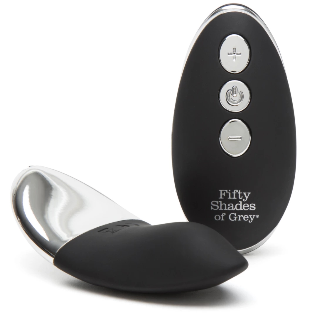 Fifty Shades of Grey Relentless Vibrations – Model do Bielizny Czarny, zdalny pilot, 10 trybów