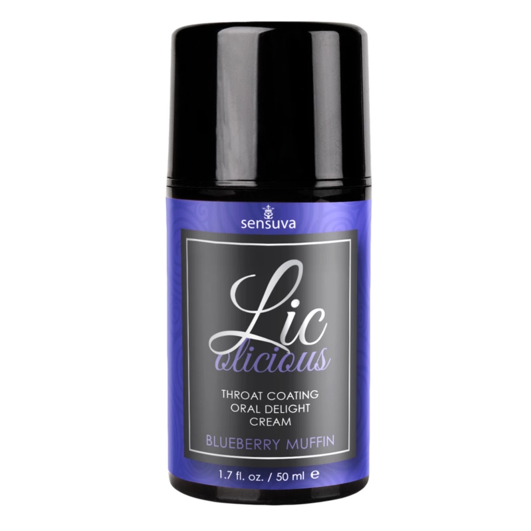 Sensuva Lic-o-licious Blueberry Muffin 50ml – krem smakowy o aromacie jagodowego ciasta