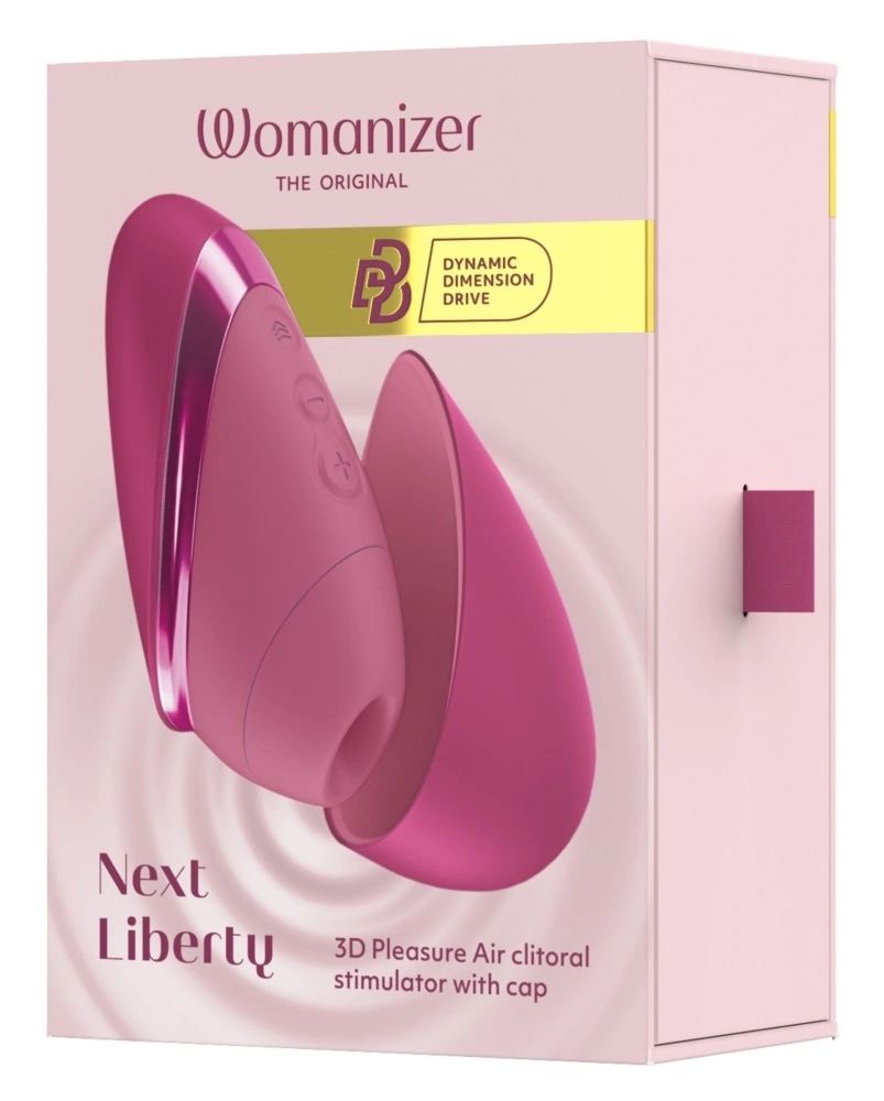 Womanizer Next Liberty Pink kompaktowy model z technologią 3D Pleasure Air i Dynamic Dimension