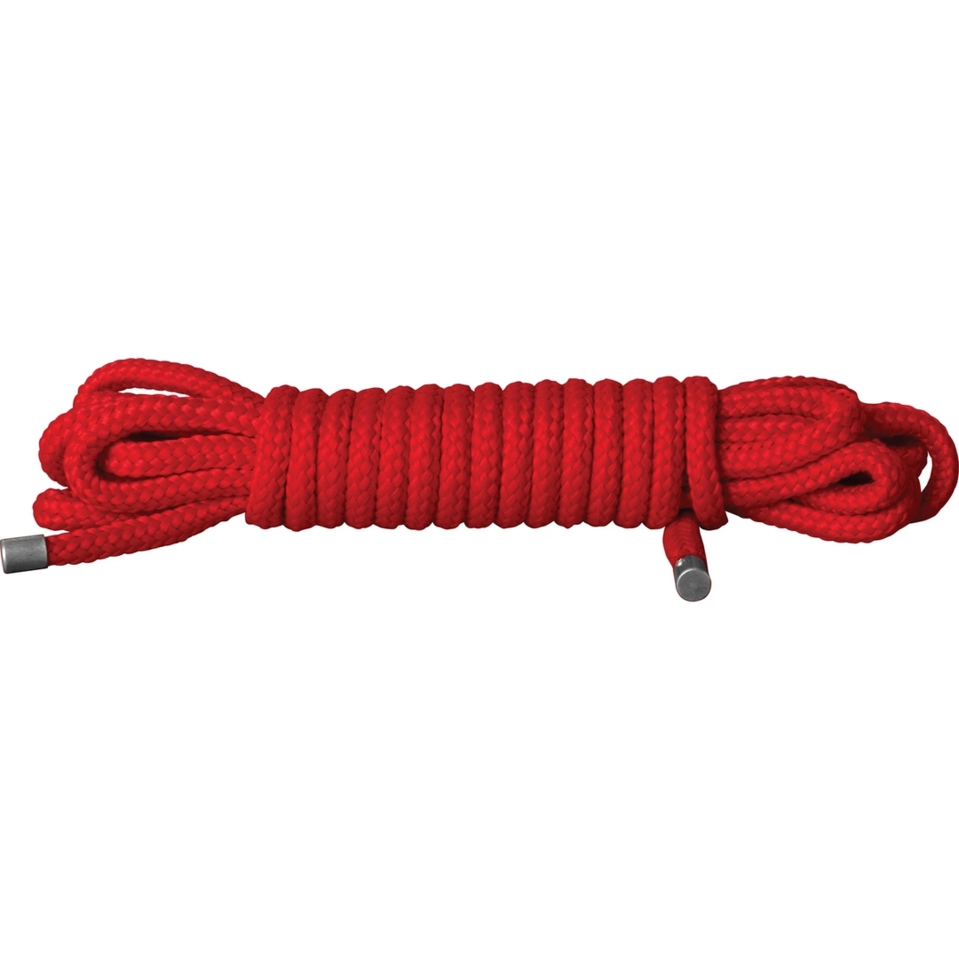 Ouch! Japanese Rope 5 m – czarna lina syntetyczna do kreatywnych wiązań i praktyk