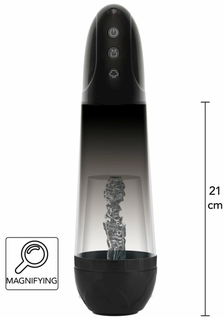HIDDEN DESIRE Fusion X Automatic Magnify automatyczna pompa powiększająca z teksturowaną tuleją