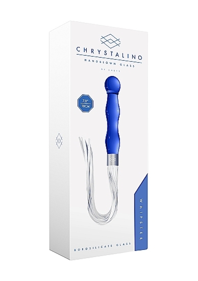 ZATYCZKA ANALNA z Borokrzemianu SZKLANA WHIPSTER - Whipster - Blue