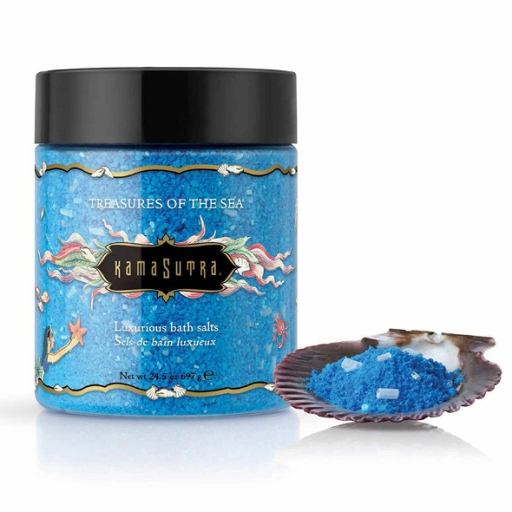 Kama Sutra Treasures of the Sea – sól do kąpieli 694g z muszlą, minerały morskie