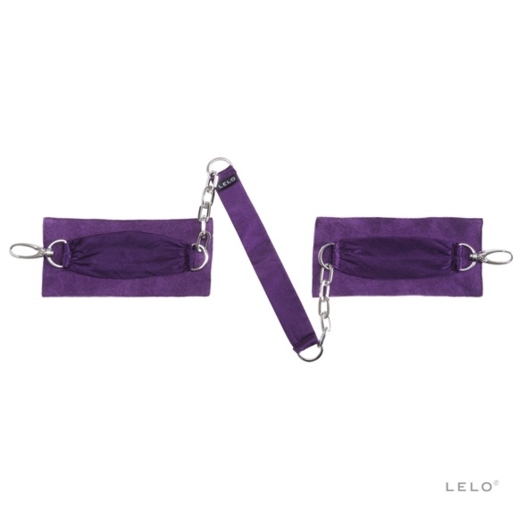 SexShop - Lelo Sutra Chainlink Cuffs – Ekskluzywne kajdanki z łańcuszkiem fioletowe - online
