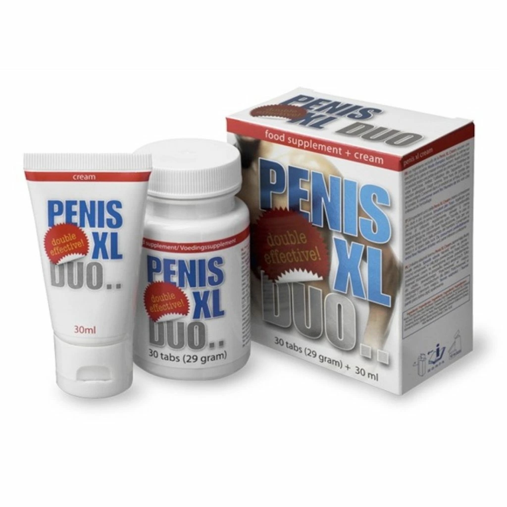 PenisXL Duo Pack – zestaw tabletek i kremu, wsparcie kondycji męskiej, kompleksowa formuła