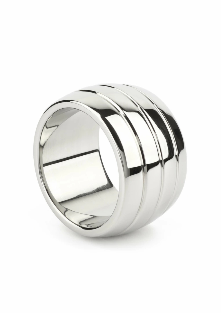 Mr. Steel Oval Barrel C-Ring 40mm stalowy pierścień anatomiczny, owalny beczułkowaty