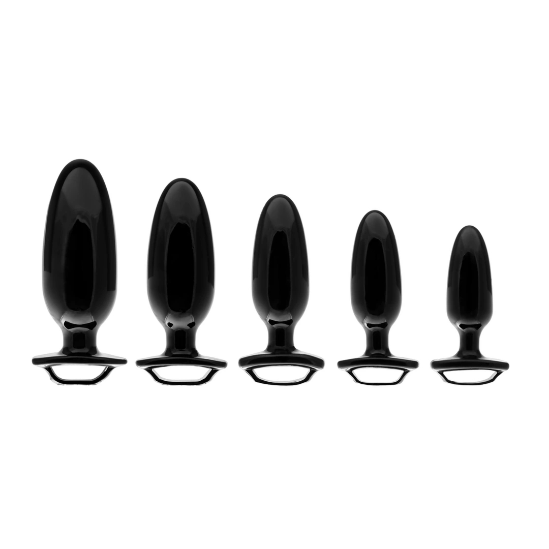 Perfect Fit Brand Finger Grip Plug – Zestaw 3 rozmiary PFBlend, anatomiczny uchwyt
