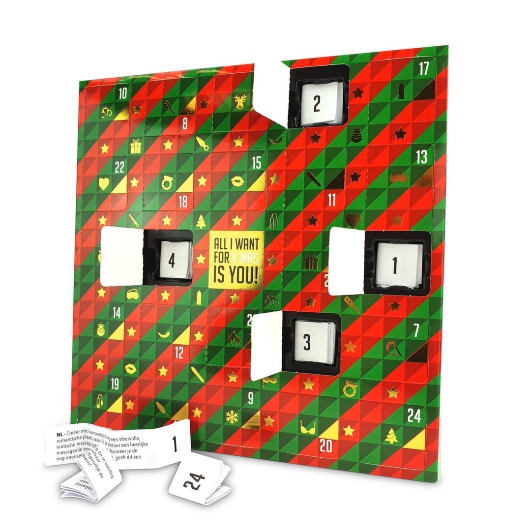 EasyToys Erotic Advent Calendar – Kalendarz adwentowy 24 wyzwania dla par, wielojęzyczny
