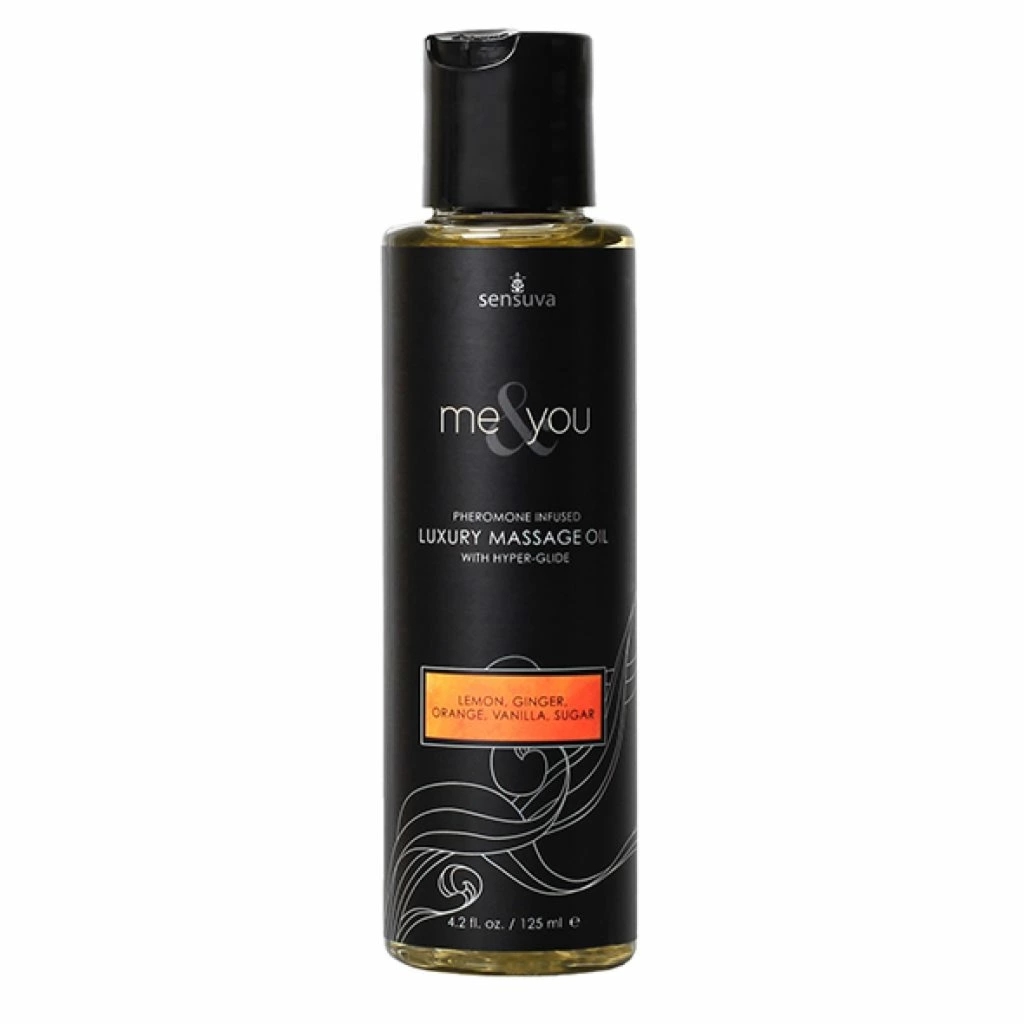 Sensuva Me & You Olejek do Masażu Lemon Vanilla 125 ml – cytryna, wanilia, silikon, pielęgnacja