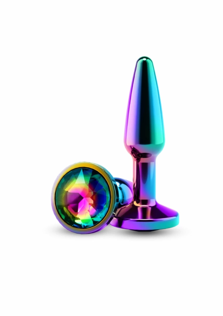 nsnovelties Tapered Plug Small – chromowany aluminiowy model intymny, rozmiar S