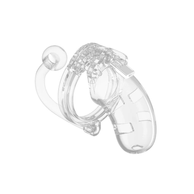 ManCage Chastity System z plugiem 9 cm – poliwęglan, regulacja rozmiaru, wentylacja