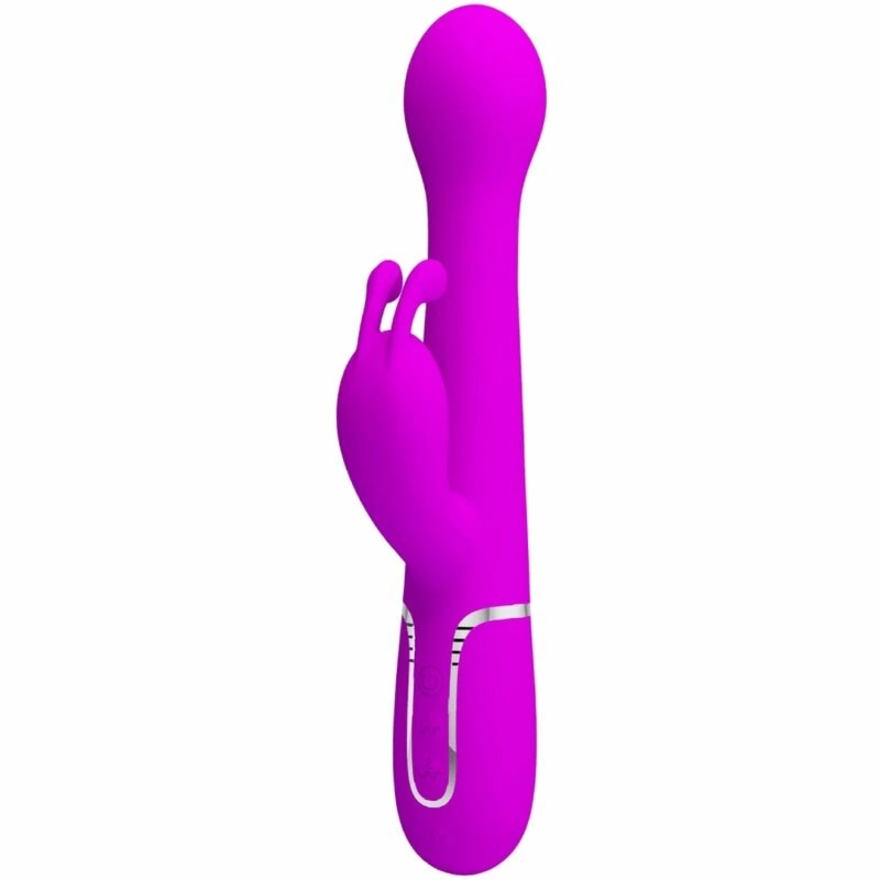 Pretty Love Dejon Rabbit 3w1 Wielofunkcyjny Model Silikonowy Fioletowy Magnetyczny USB