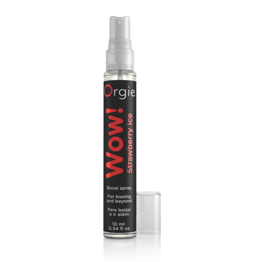 Orgie Wow! Strawberry Ice Spray doustny 10ml – mięta, truskawka, efekt chłodzenia, atomizer