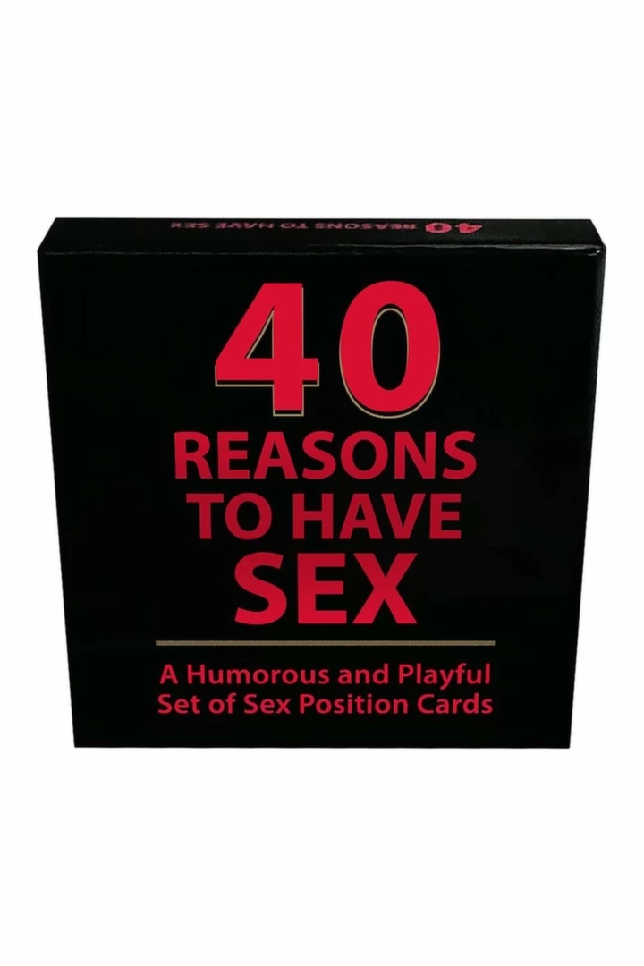 40 Reasons to Have Sex – zestaw 40 inspirujących kart z podstawką dla par