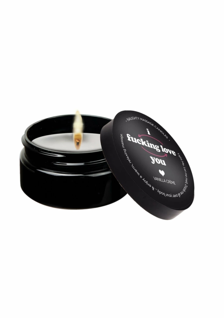 Kama Sutra Mini Massage Candle 56g waniliowa świeca do masażu na bazie oleju kokosowego
