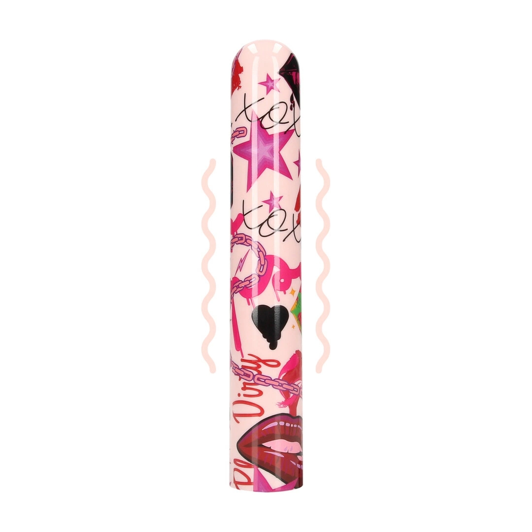 Kaotix Y2K Princess Powder Pink – bezprzewodowy wibrator, ozdobny design, ładowanie USB