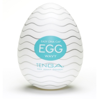 SexShop - TENGA Masturbator - Jajko Egg Wavy (1 sztuka)