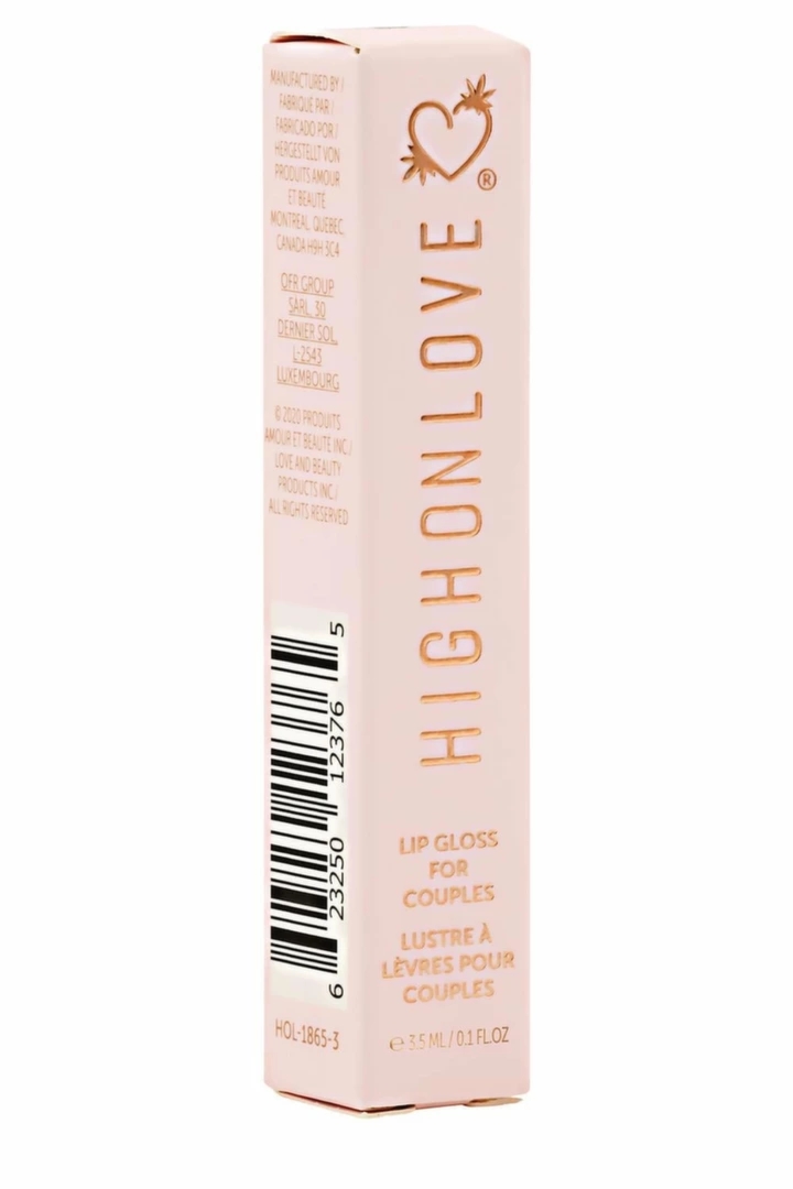 HighOnLove Mini Lip Gloss 3.5ml – wegański błyszczyk powiększający usta, z olejem konopnym