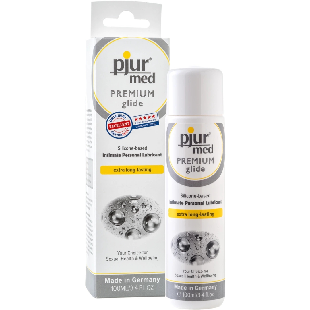 Pjur MED Premium Glide 100 ml – silikonowy żel intymny do skóry wrażliwej, testowany dermatologicznie