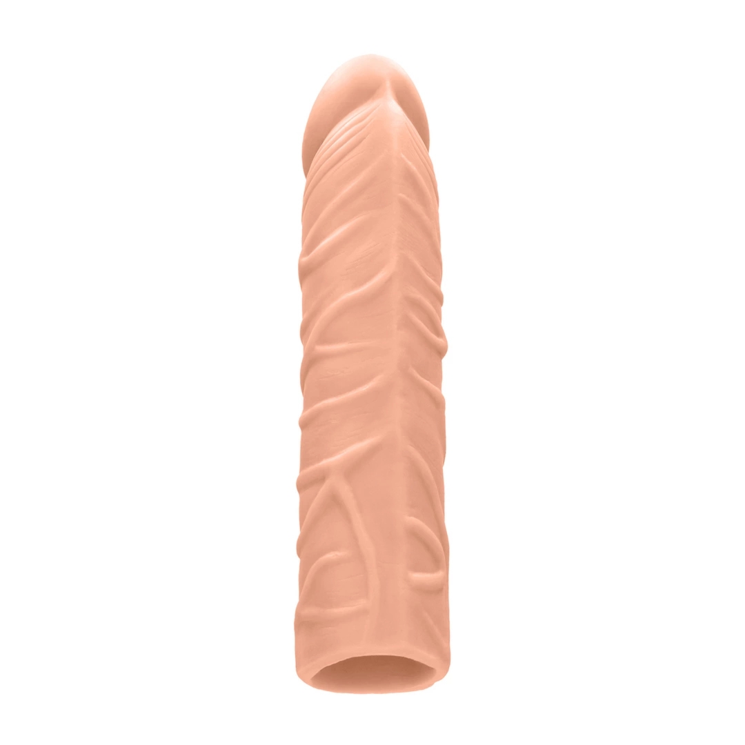 RealRock Nakładka wydłużająca model 17 cm Skin TPE – anatomiczna, bez ftalanów