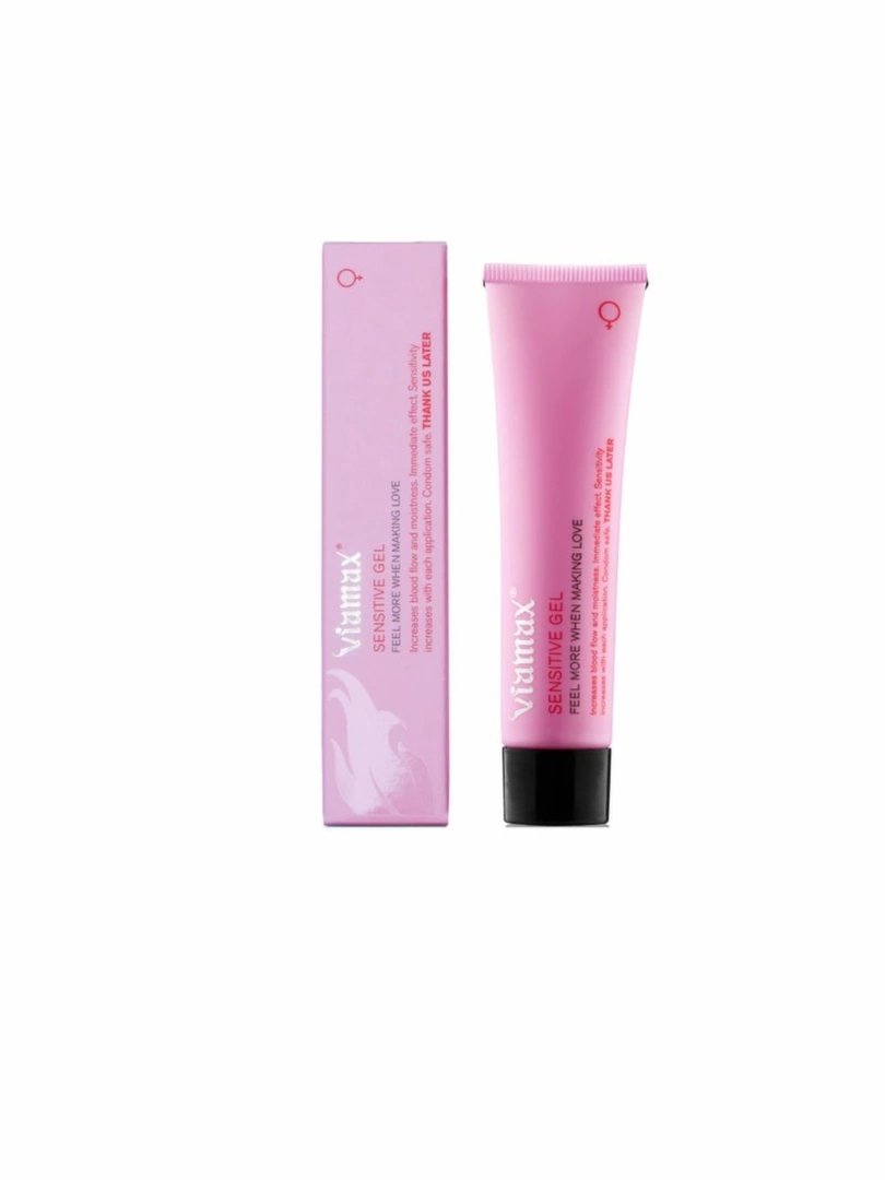 Viamax Sensitive Gel 15 ml – żel pielęgnacyjny z żeń-szeniem, aloesem i pochrzynem, naturalna formuła