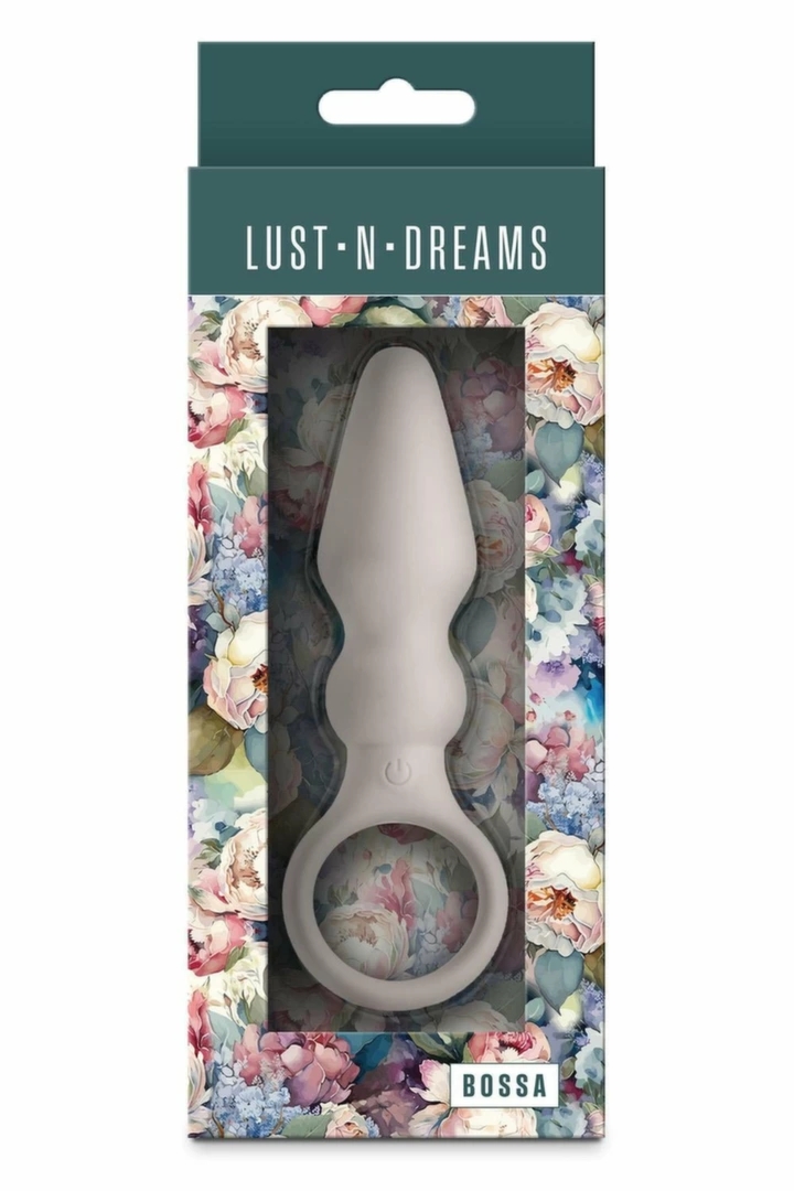 LUST-N-DREAMS BOSSA FOG – silikonowy model wibrujący z pierścieniem, 7 trybów, USB