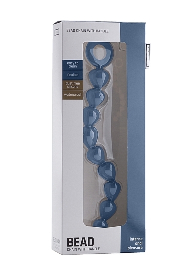 ŁAŃCUSZEK korale ANALNE - Bead Chain - Blue