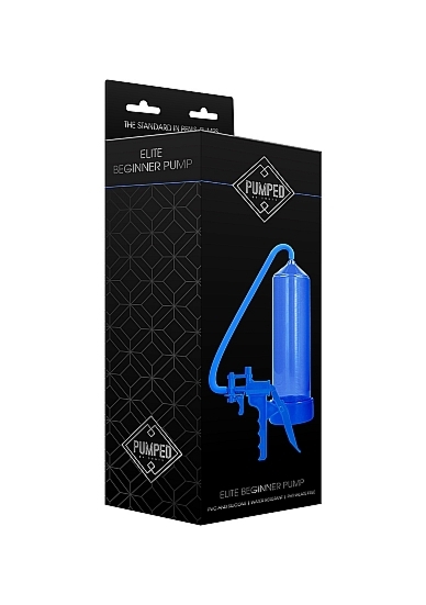 POMPKA do Powiększania Penisa SPUST PISTOLETOWY - Elite Beginner Pump - Blue