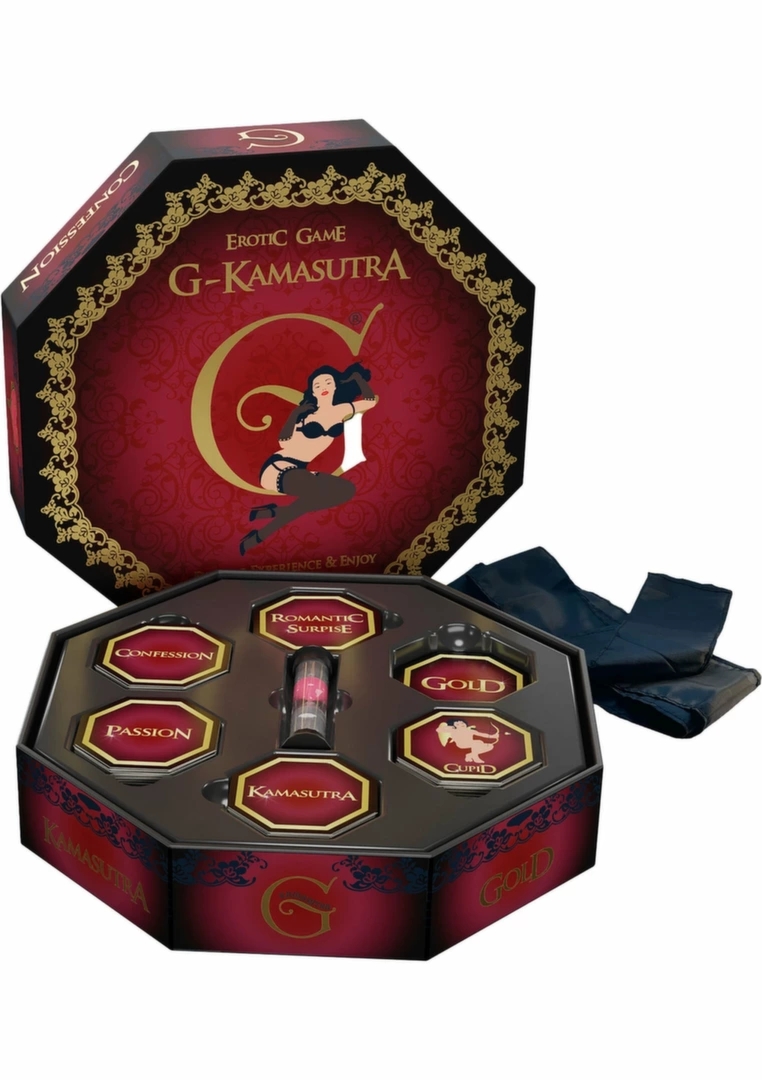 Mad Party Games G Kamasutra Boardgame ENG/FR – gra planszowa dla par z akcesoriami