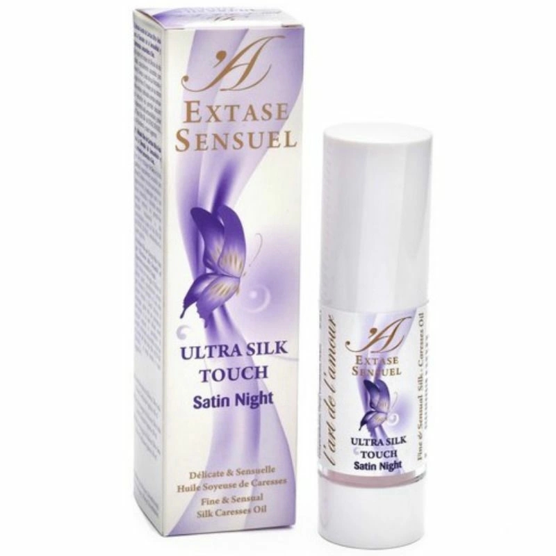 EXTASE SENSUEL Ultra Jedwabny Olejek do Masażu Satynowy 30 ml – silikonowy, testowany