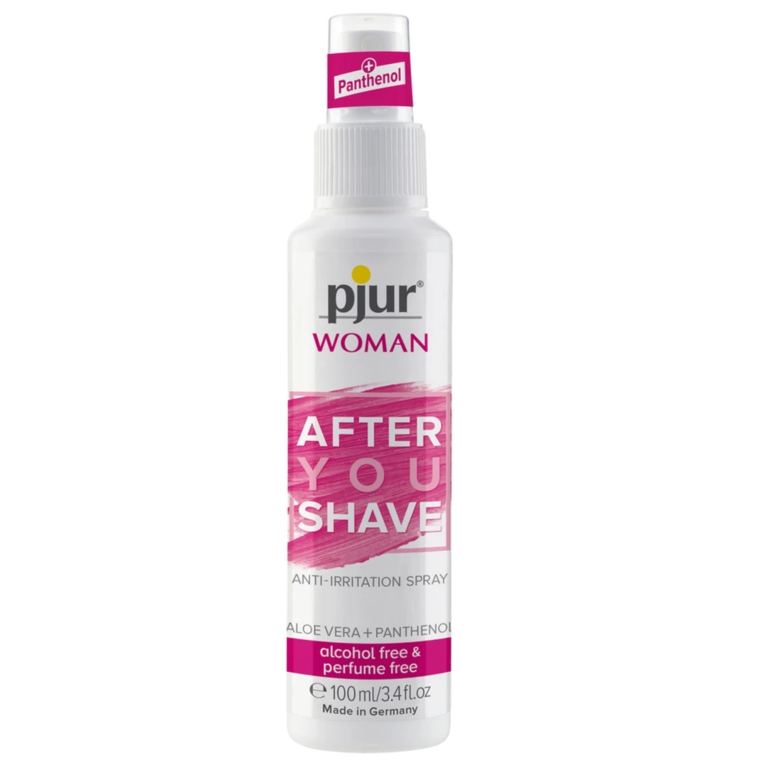 Pjur Woman After You Shave 100ml – łagodzący spray po goleniu z pantenolem, bez alkoholu