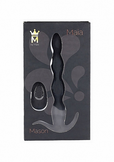 Mason - wibrator analny 15 trybów pracy - czarny MA109 - Mason - Black
