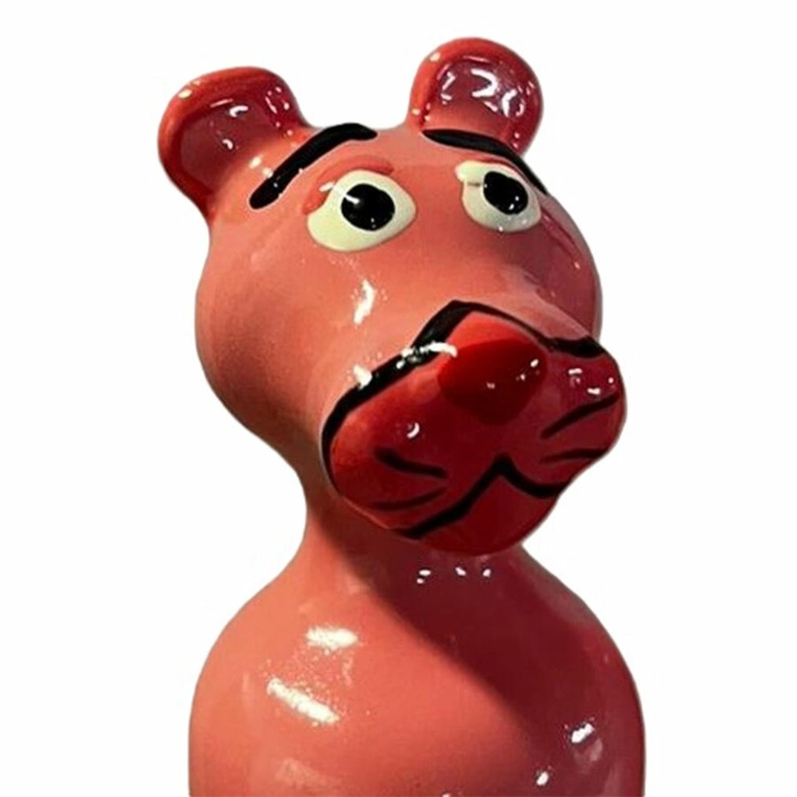 Condomerie Pink Panther – Artystyczna prezerwatywa ręcznie malowana, motyw pantery, lateks