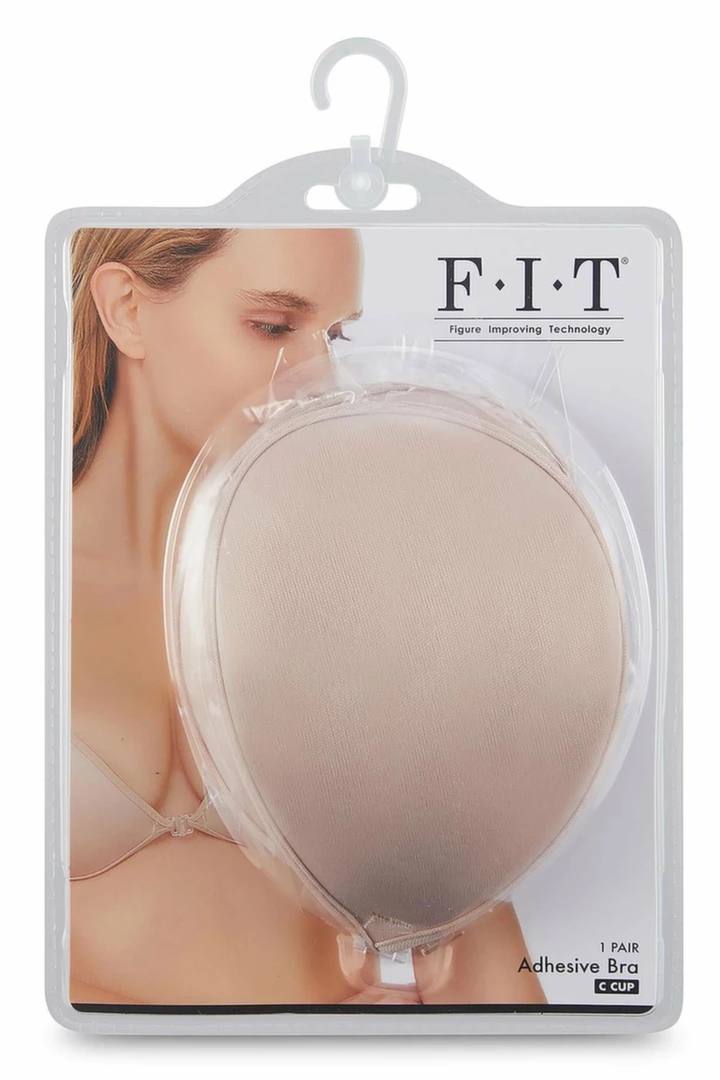 FIT CLOTH Adhesive Silicone Bra Cup D – samoprzylepny silikonowy biustonosz, Cup D, wielorazowy