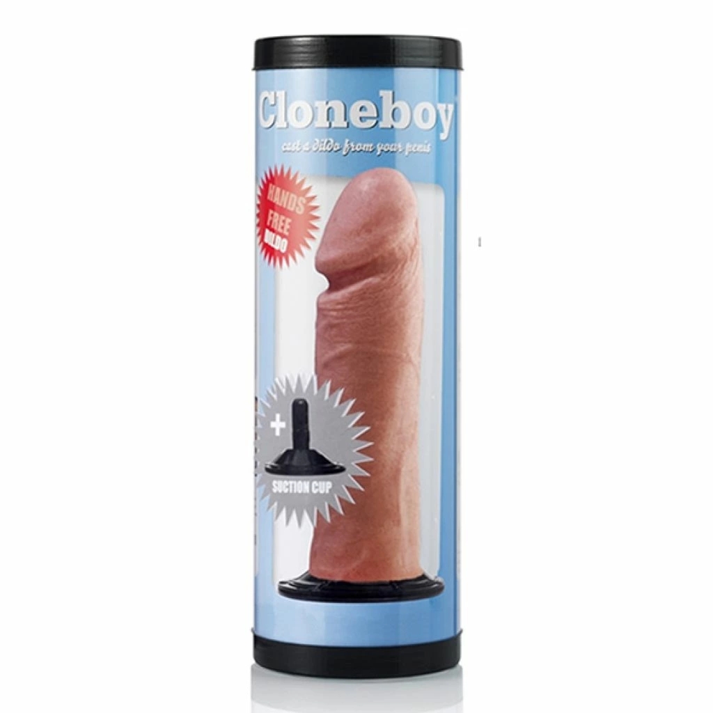 Cloneboy Zestaw 3D do klonowania z przyssawką, silikon medyczny, różowy, 2 żele modelujące