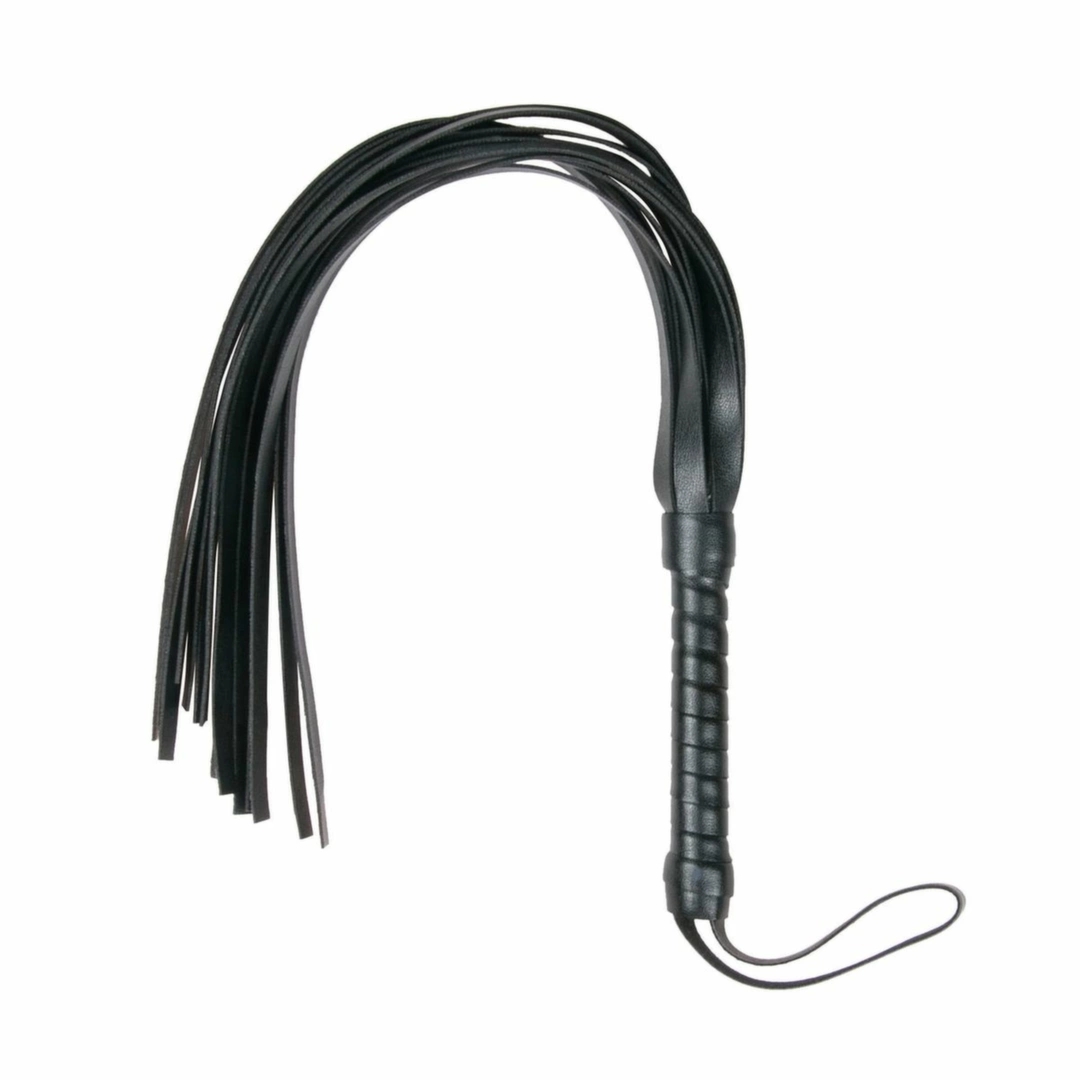Easytoys Fetish Small Leather Flogger, skórzany bat do gry SM, kompaktowy rozmiar