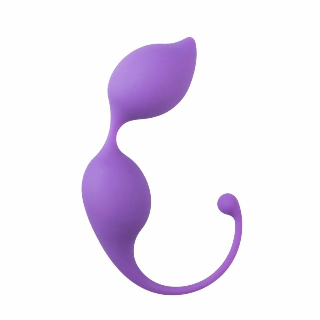 Lovelife by OhMiBod Curved Kegel Balls fioletowe – trenażer mięśni Kegla, ergonomiczny