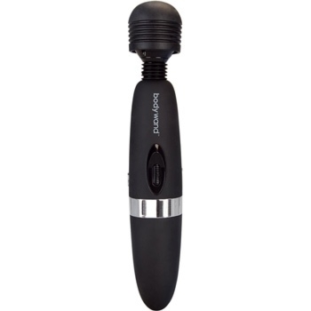 SexShop - Masażer i stymulator Bodywand - Rechargeable Massager Black czarny 26,5cm - online
