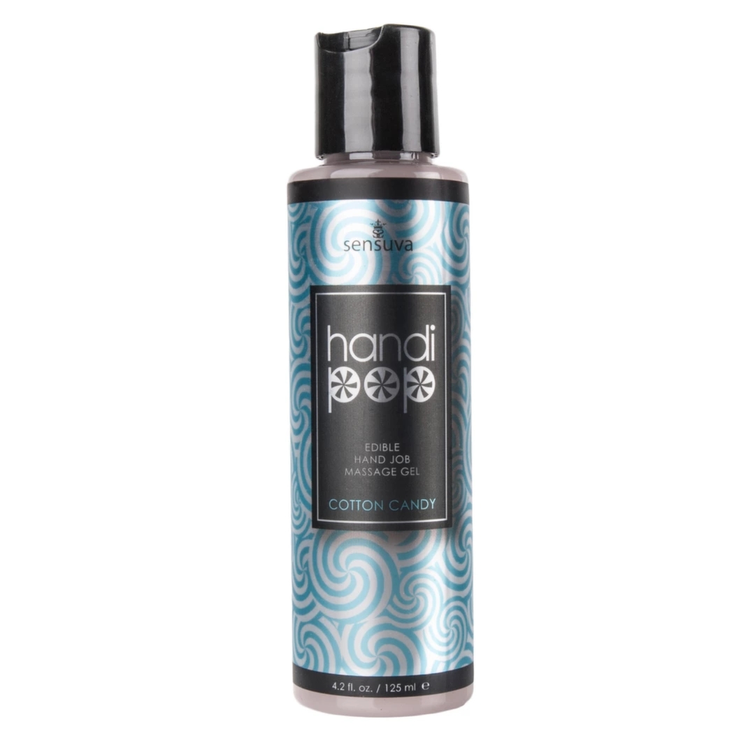 Sensuva Handipop Cotton Candy żel do masażu 125ml – słodki aromat waty cukrowej