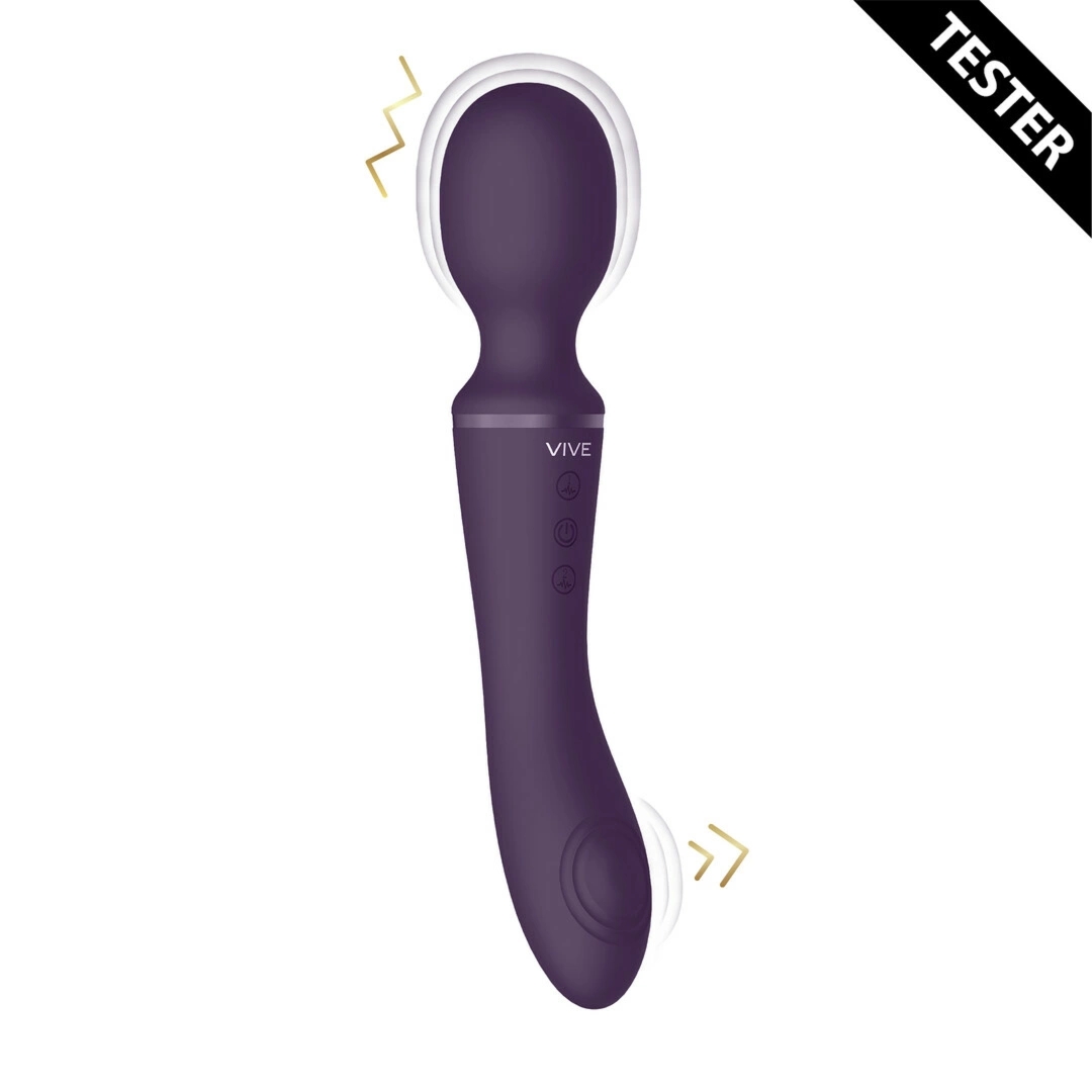 Enora Wand Purple – dwustronna maszyna intymna, 10 trybów pulsacji, wodoodporna