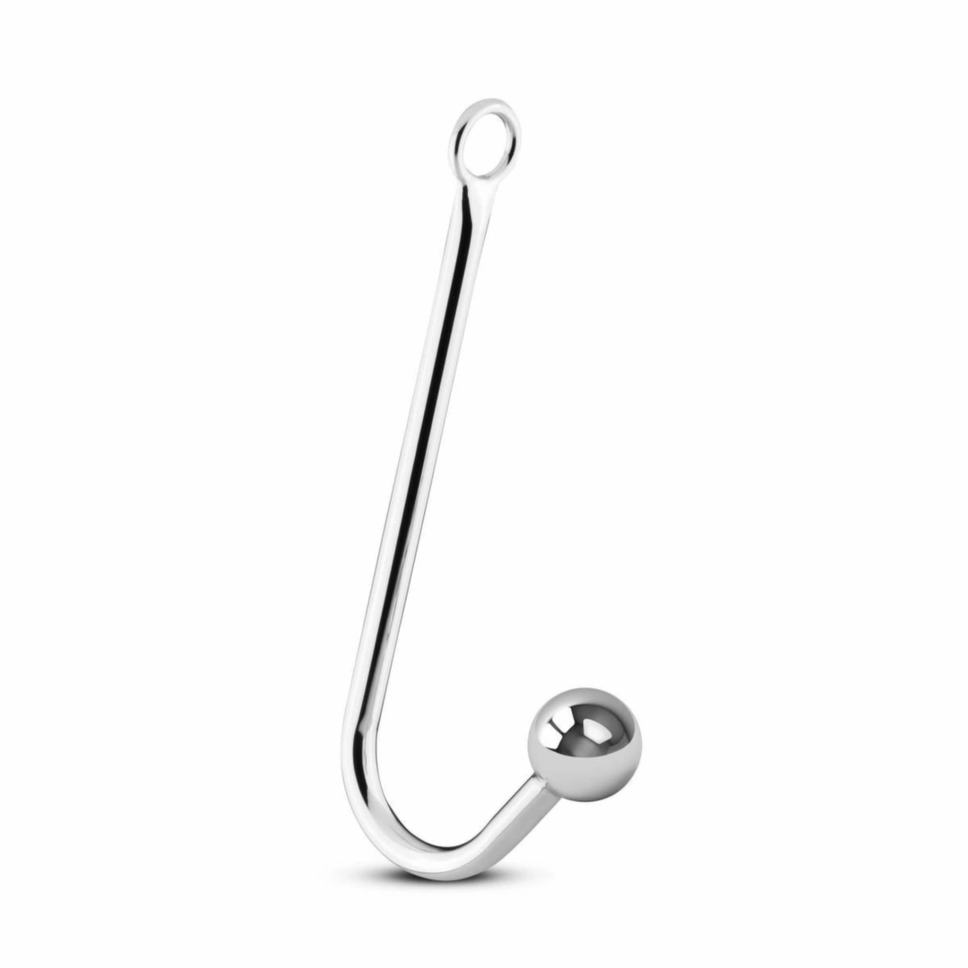 Sinner Gear Metalowy anatomiczny hak z kulką i pierścieniem 1 Ball, stal nierdzewna, 26 cm